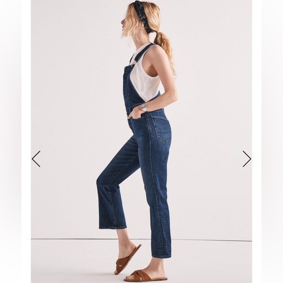 Lucky Brand denim fitted overalls - Picture 2 of 14